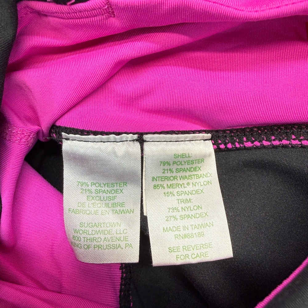 Lilly Pulitzer Pants Women's XS Luxletic Leggings Black Mesh Lattice Pocket Yoga - Picture 4 of 12